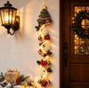 Christmas Lighted Door Hanger - Snowman Christmas Decor HO82 903760