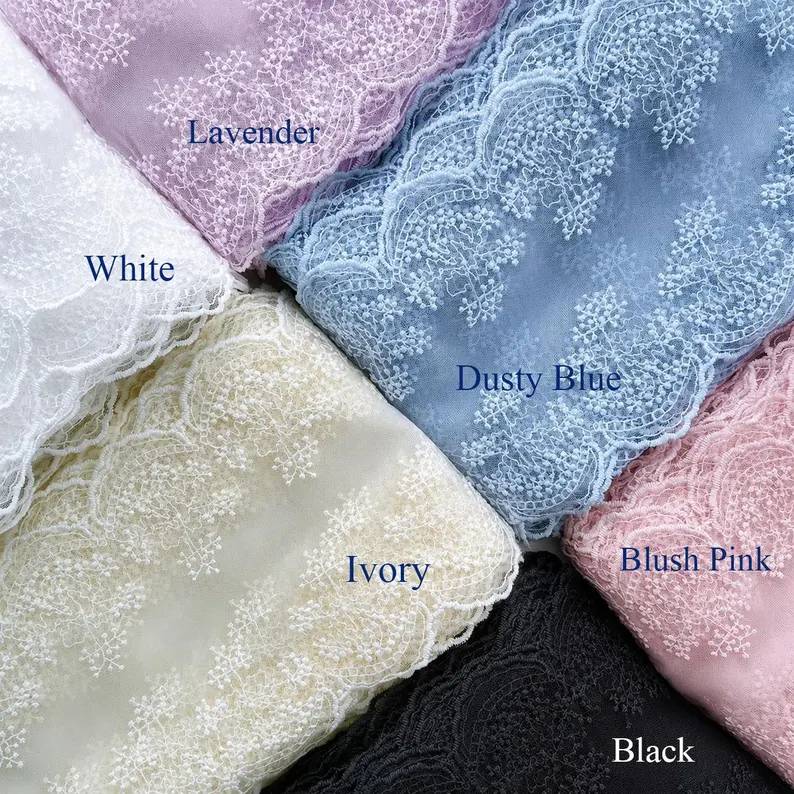 Personalized Text Bride to Be Embroidered Lace Sash - Elegant Wedding & Bachelorette Party Shoulder Sash HO82 904106