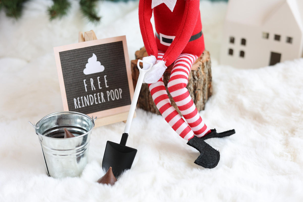 Elf Reindeer Poop Props