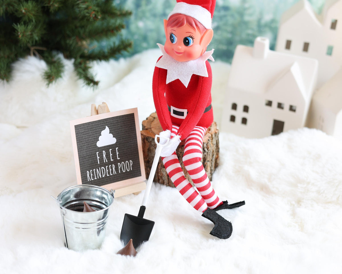 Elf Reindeer Poop Props