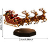 Santa's Flying Sleigh - Xmas Decor for Home, Office, Shelf & Holiday Party HO82 903636