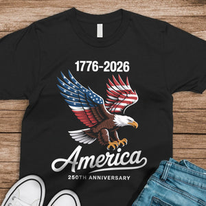 Celebrate 250 Years of America USA Anniversary 1776-2026 Dark Shirt HO82 894490