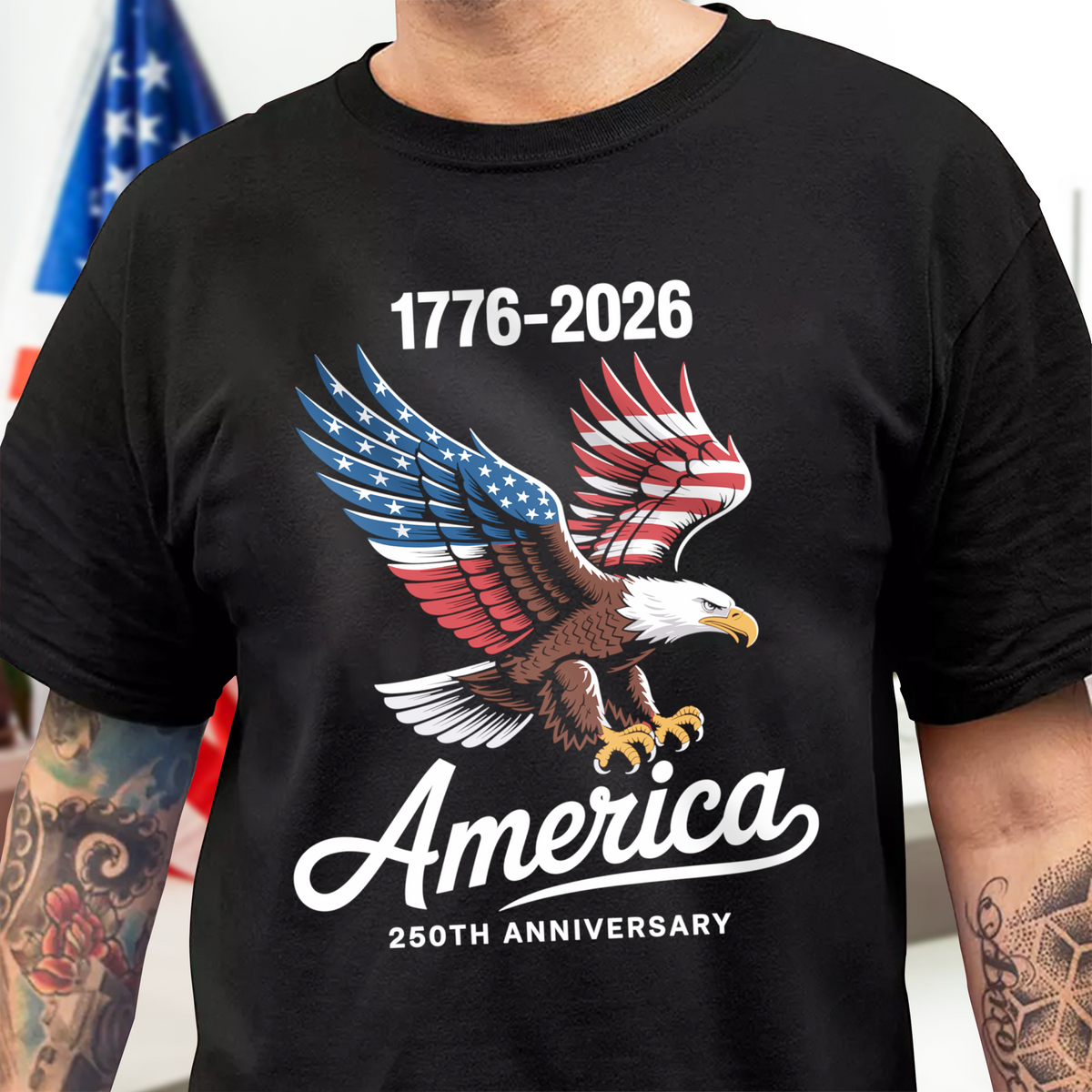 Celebrate 250 Years of America USA Anniversary 1776-2026 Dark Shirt HO82 894490