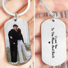 Custom Photo Drive Safe I Love You Metal Keychain CH07 910164