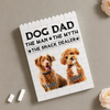 Custom Photo Dog Dad The Man The Myth The Snack Dealer Building Block CH07 910796