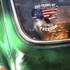 250 Years Of Freedom 1776-2026 Car Window Decal Sticker HO82 901088