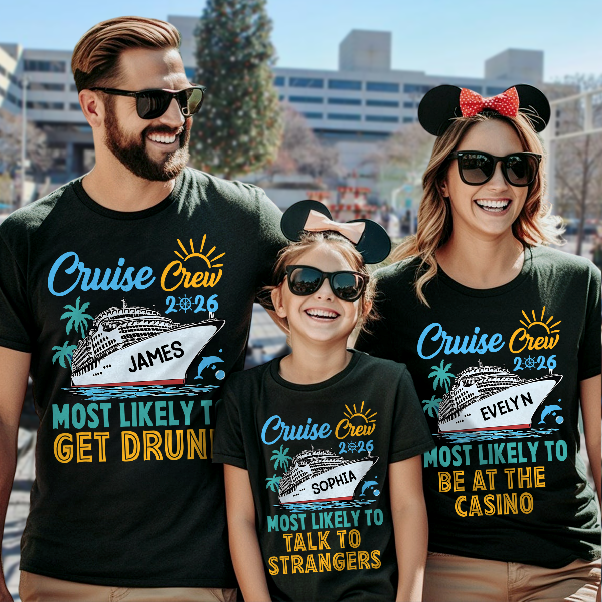 Custom Name Cruise Crew 2026 Most Likely To Family Shirt CH07 910400