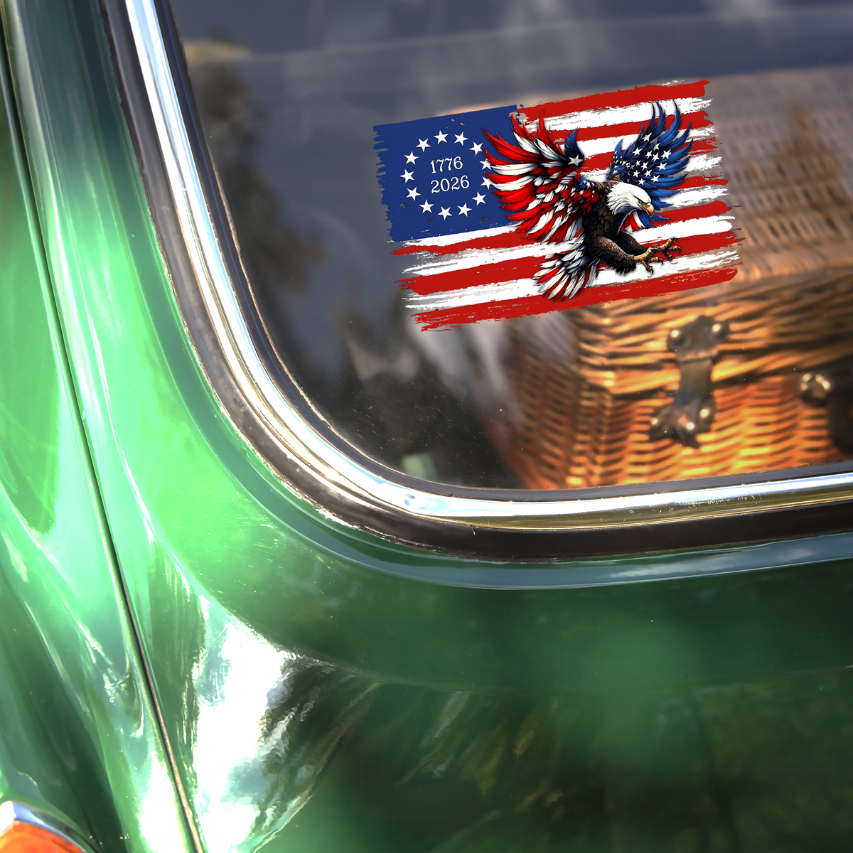 Patriot We The People | 250 Years of America 1776 2026 Car Window Decal Sticker HO82 901082