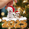 Custom Photo Dog Acrylic Ornament Christmas Gifts For Dog Lovers HA75 897854