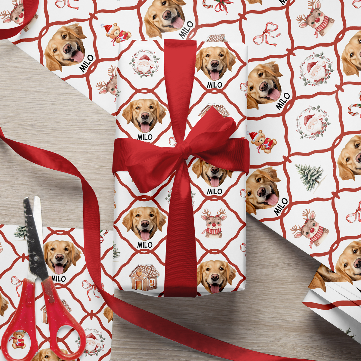 Christmas Dogs Festive Christmas Wrapping Paper CH07 899632