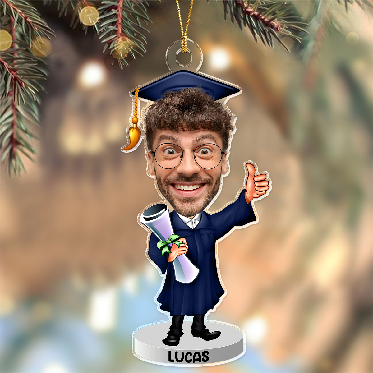 Custom Graduation Photo Acrylic Ornament Gifts For Graduation LM32 897315