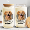 Custom Photo And Name Glass Can With Lid Christmas Gift For Dog Lover TH10 896875