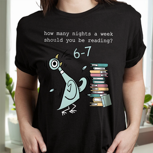 How Many Nights A Week Should You Be Reading 6-7 Funny Six Seven Dark Shirt CH07 896904