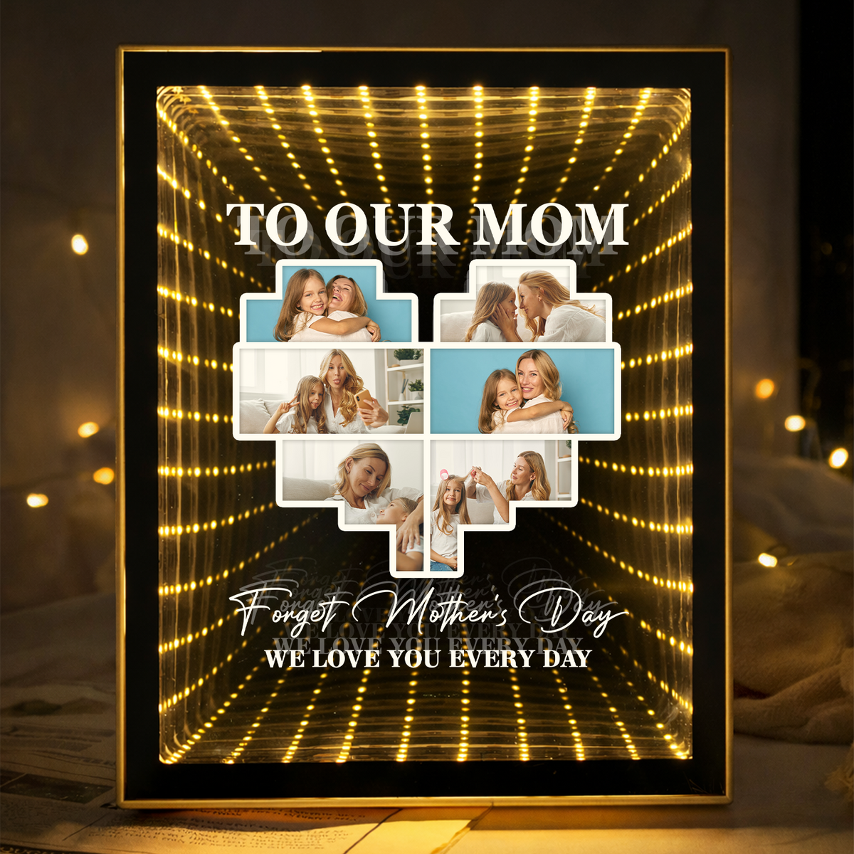 Personalized To My Mom Forget Mother's Day I Love You Every Day Mirror Light Box CH07 910874