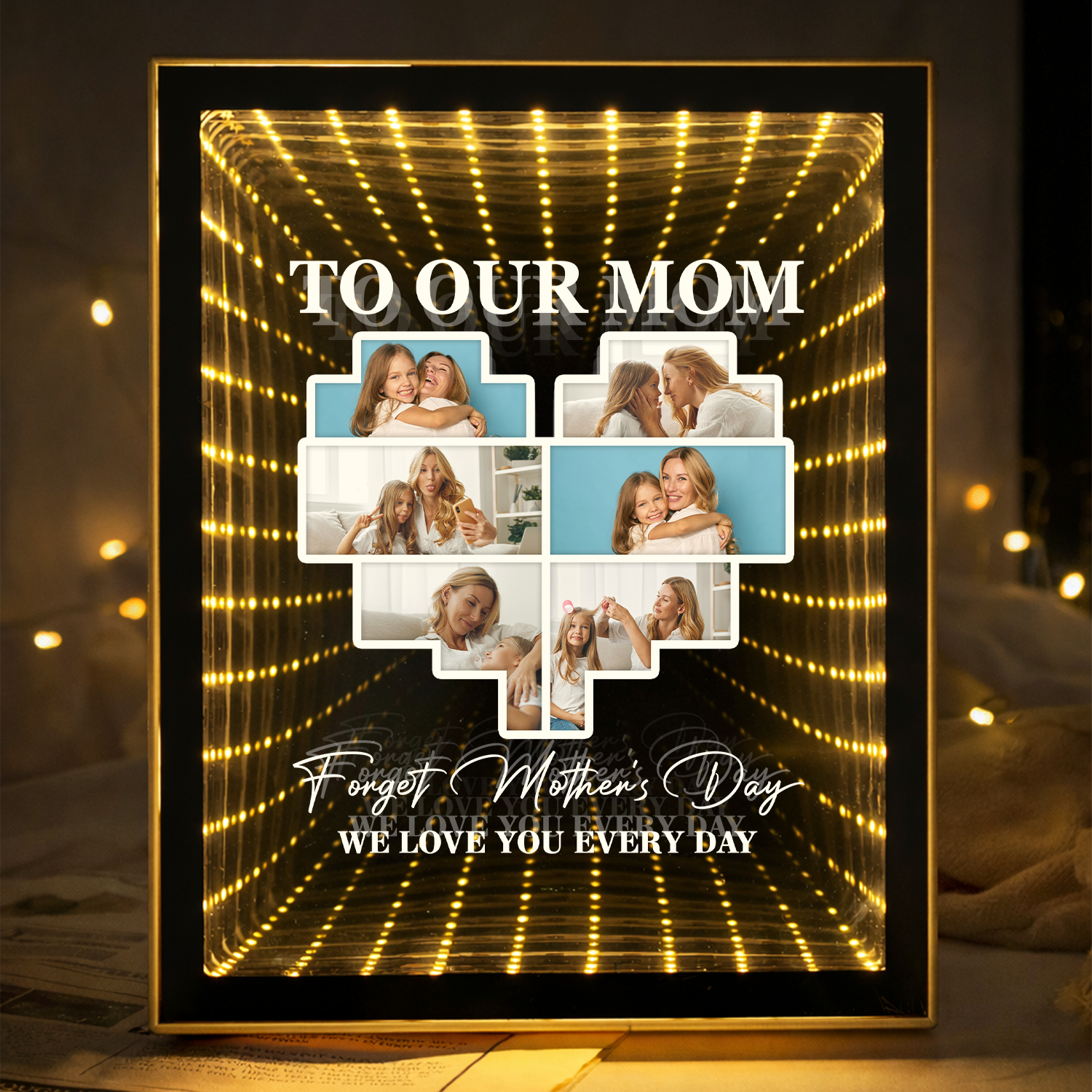 Personalized To My Mom Forget Mother's Day I Love You Every Day Mirror Light Box CH07 910874