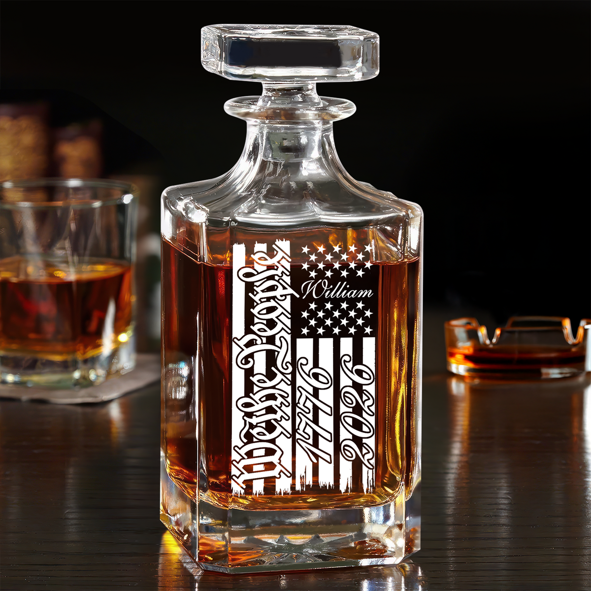 Personalized Name We The People 1776 - 2026 Decanter HA75 920272