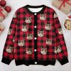 Custom Photo Christmas Ugly Cardigan For Cat Lover TH10 896579
