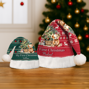 Baby's First Christmas - Personalized Santa Hat LM32 895067