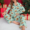 Custom Dog Face Photo Pajamas Christmas Gift For Dog Lovers CH07 896610