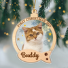Custom Photo Cat First Christmas Wood And Acrylic Ornament HA75 897838