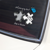Custom Name A Piece Of My Heart Lives In Heaven Car Window Decal Sticker CH07 910190