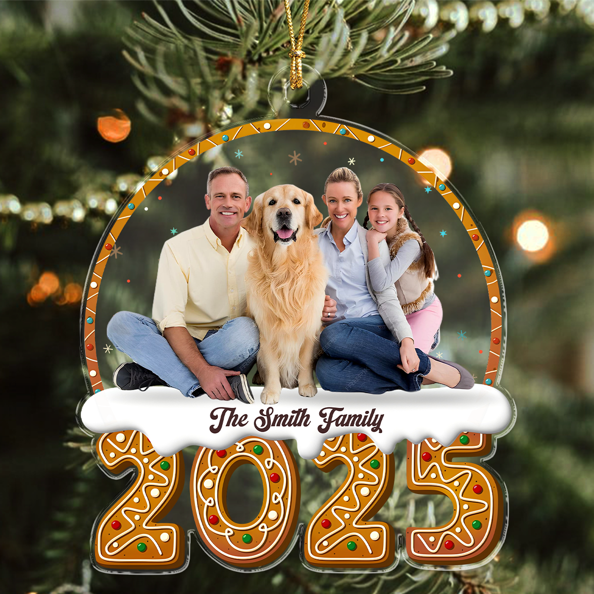 Our First Christmas Together With Pets Photo - Personalized Acrylic Ornament CH07 899716
