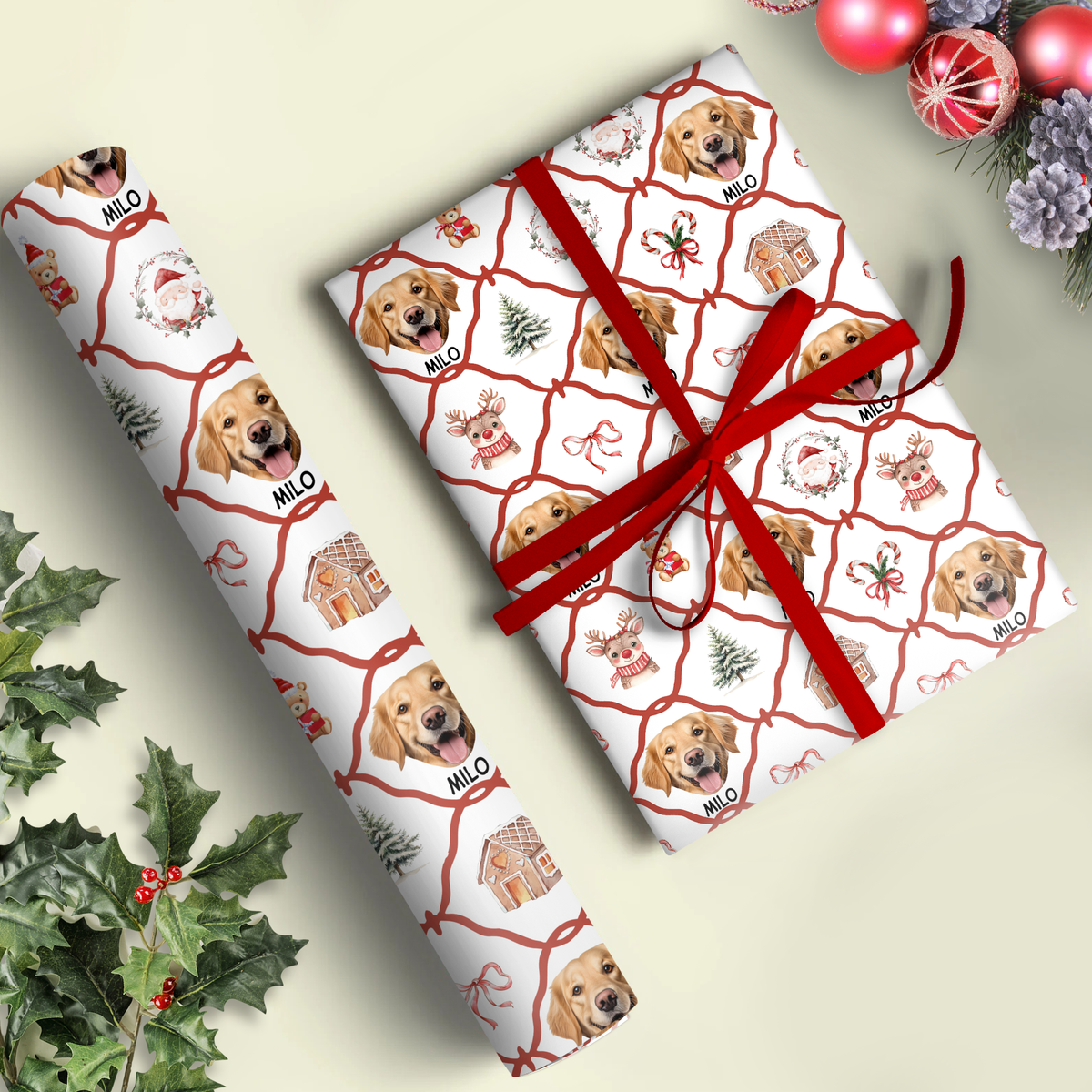 Christmas Dogs Festive Christmas Wrapping Paper CH07 899632