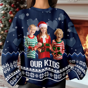 Custom Photo Our Grandkids Ugly Sweater For Christmas TH10 896247
