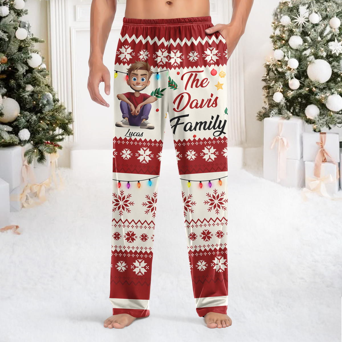 Personalized Our Family Sweatpants For Christmas TH10 896413