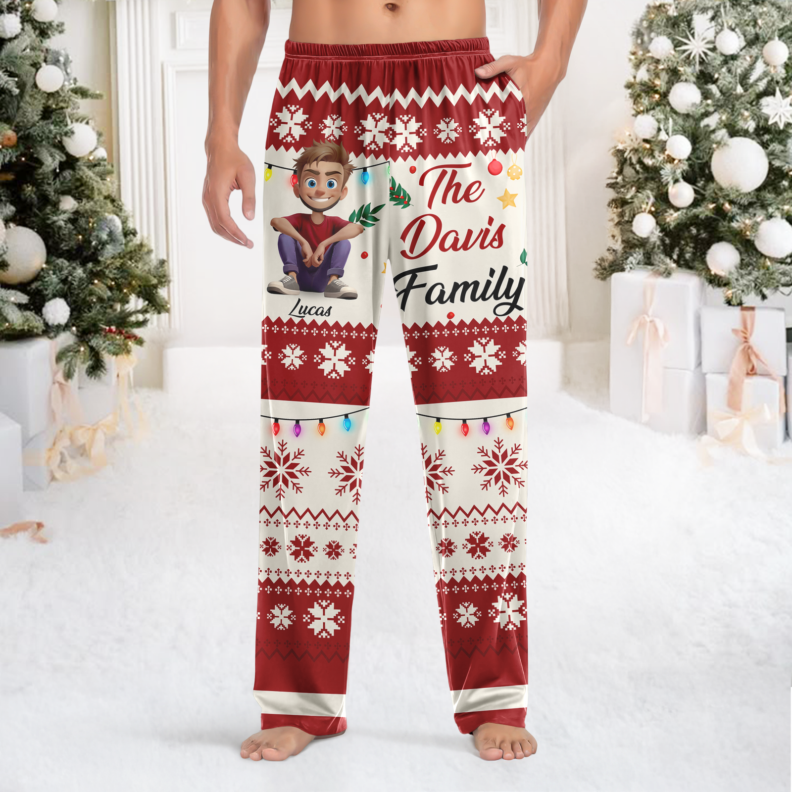 Personalized Our Family Sweatpants For Christmas TH10 896413