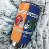 Custom Name House Divided But Our Love United Fat Tumbler, Gift For Sports Fan Couples LM32 897839