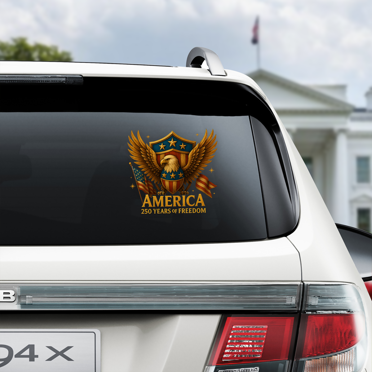 250th Anniversary of the USA - America - 250 Years of Freedom Car Window Decal Sticker HO82 901078