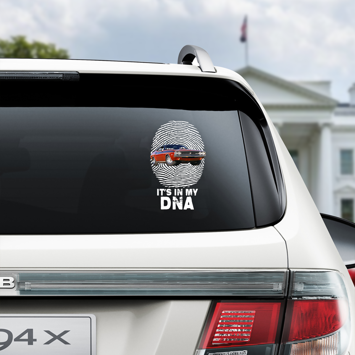 Custom Photo Car Is My DNA Car Window Decal Sticker CH07 899994