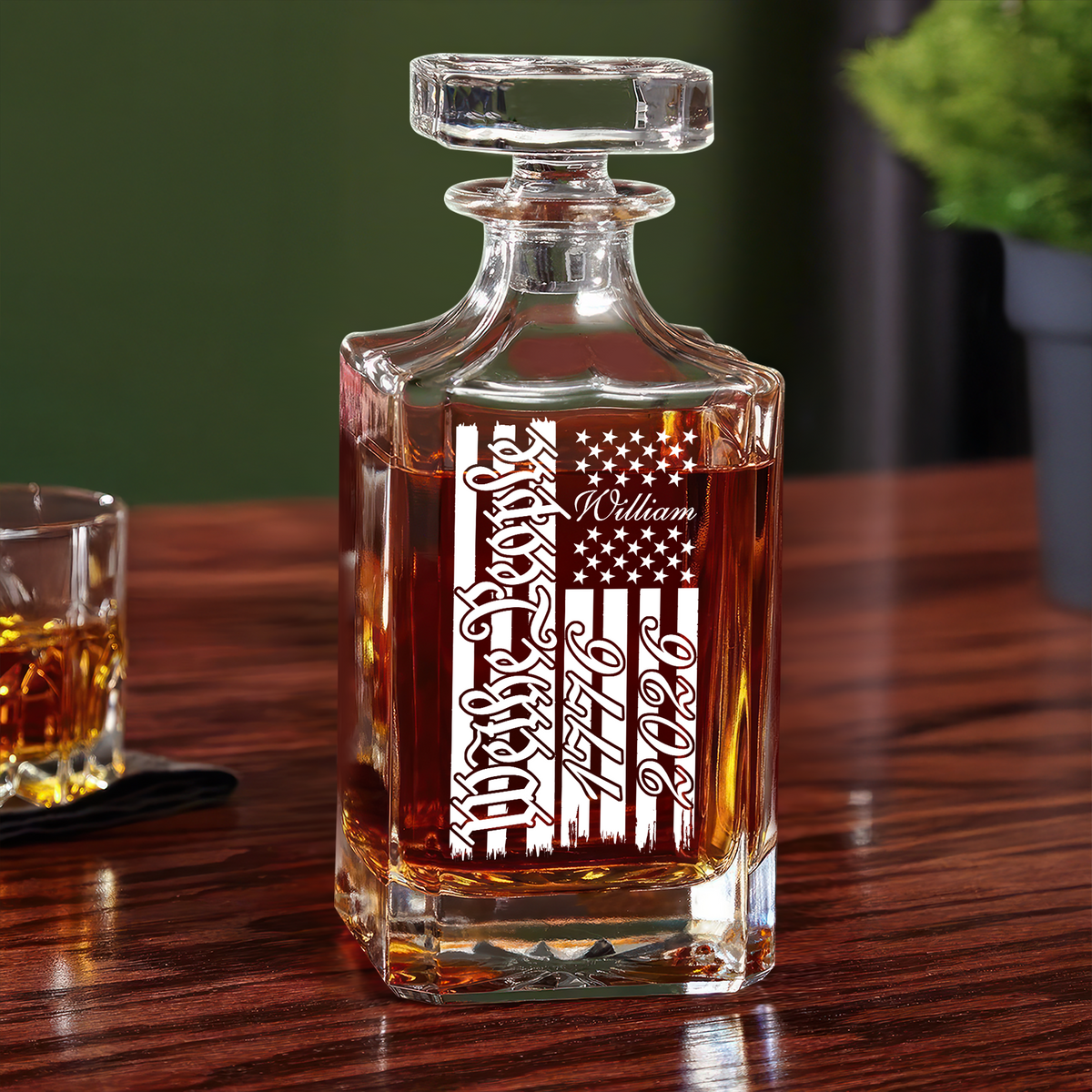Personalized Name We The People 1776 - 2026 Decanter HA75 920272