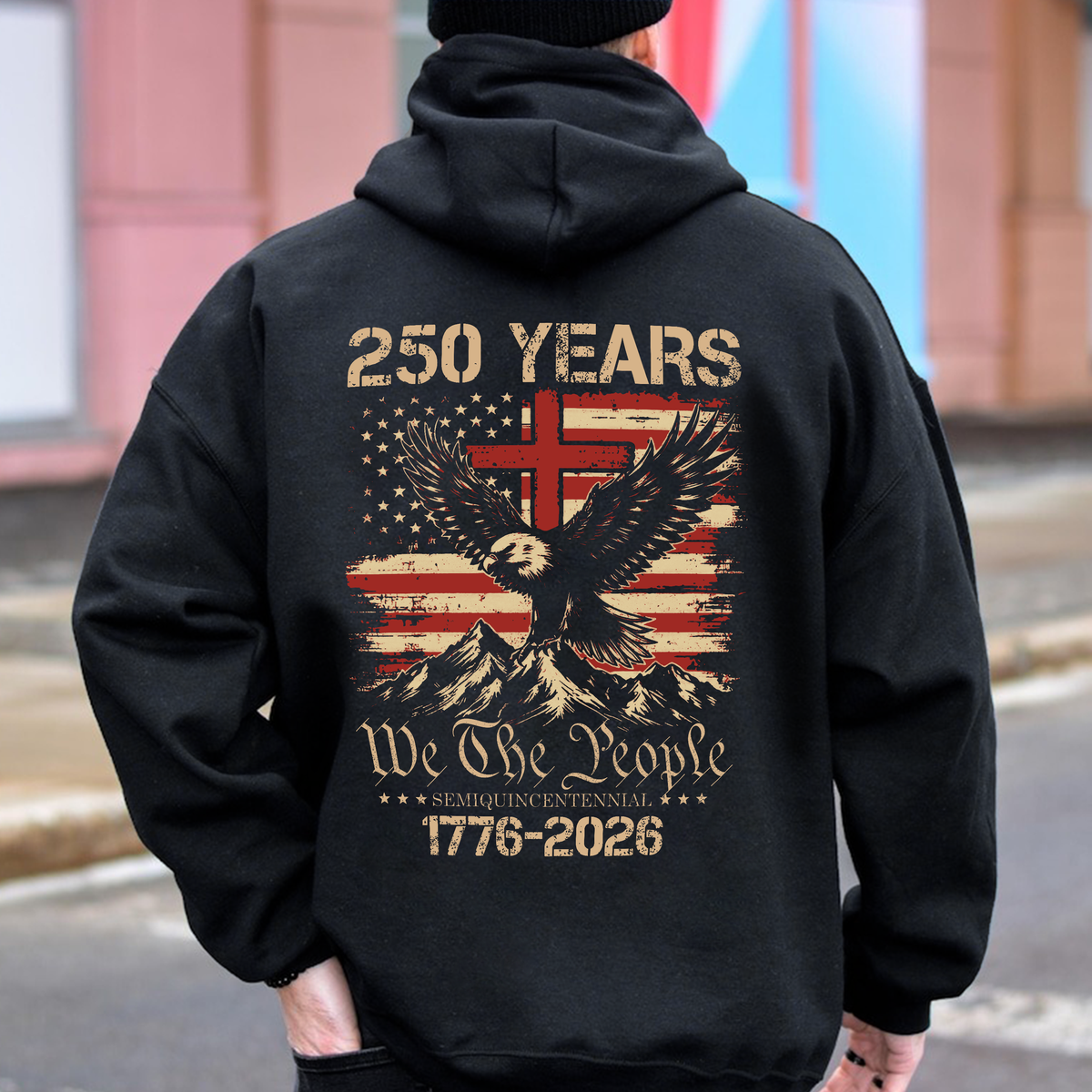 250 Years We The People Patriot Backside Shirt HA75 920164