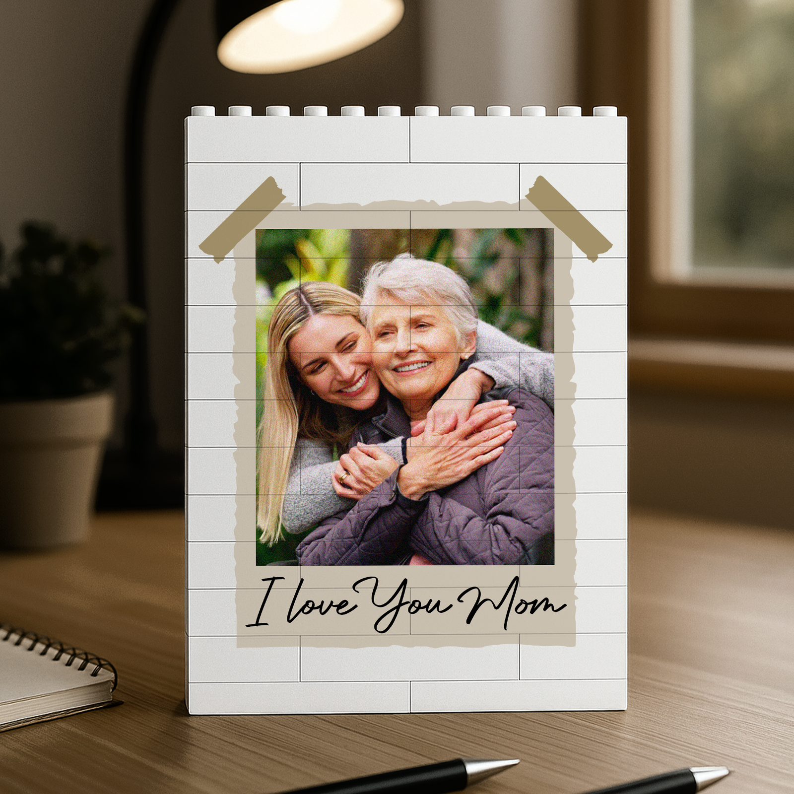 Custom Photo I Love You Mom Building Brick Blocks – Personalized Mother's Day Gifts CH07 911144