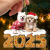 Custom Photo Dog Acrylic Ornament Christmas Gifts For Dog Lovers HA75 897854