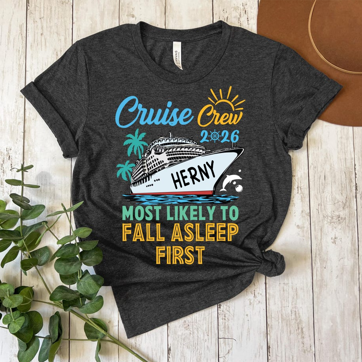 Custom Name Cruise Crew 2026 Most Likely To Family Shirt CH07 910400