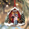 Custom Family Photo Christmas Personalized Wood Ornament HA75 897556