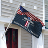 Custom Family Name Patriotic American, 250 Years of Blessing God House Flag LM32 899013