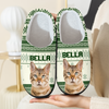 Custom Cat Photo Christmas Slipper For Cat Lovers CH07 896784