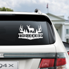 Custom Name Hunting Camp Car Window Decal Sticker For Hunting Lovers LM32 897299