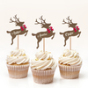 Custom Name Reindeer Cupcake Toppers For Christmas TH10 894755