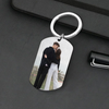 Custom Photo Drive Safe I Love You Metal Keychain CH07 910164