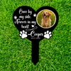 One By My Side, Forever In My Heart Custom Dog Memorial Garden Stake CH07 910738
