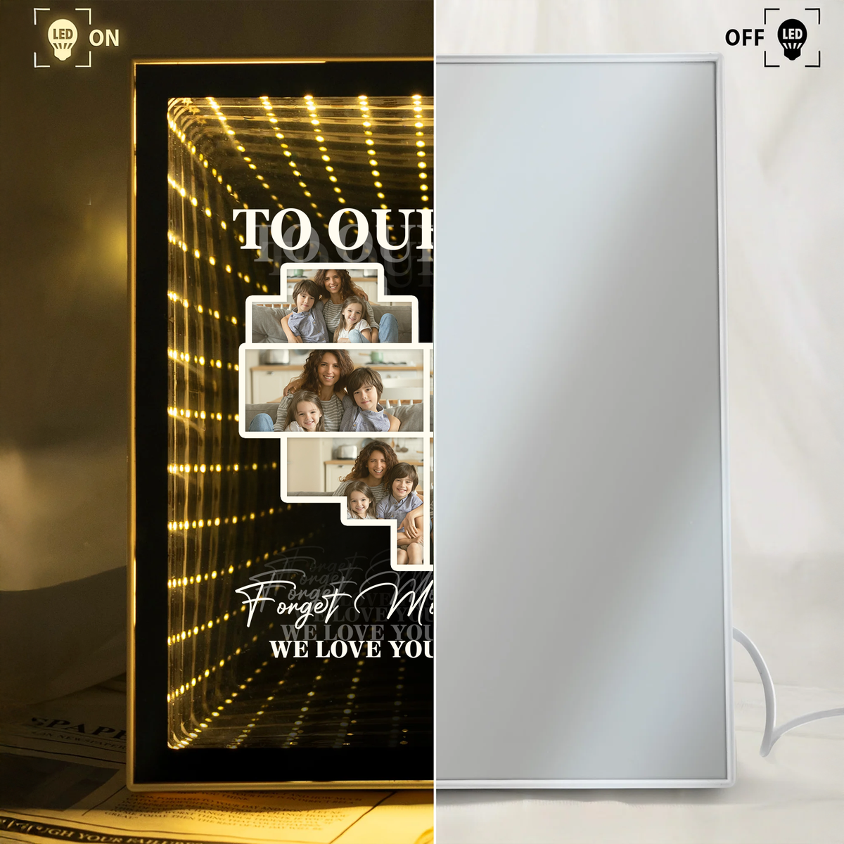 Personalized To My Mom Forget Mother's Day I Love You Every Day Mirror Light Box CH07 910874