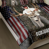 Custom Photo Deer Hunting Quilt Bedding Set For Hunting Lovers LM32 897287