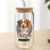 Custom Photo And Name Glass Can With Lid Christmas Gift For Dog Lover TH10 896875