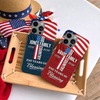 Custom Family Name Patriotic American, 250 Years of Blessing God Phone Case LM32 899021