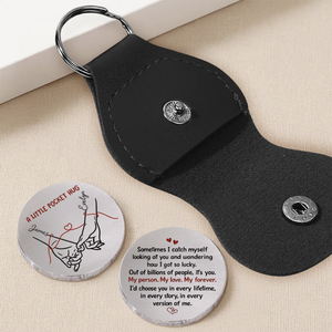 Custom Couple Pocket Hug – Personalized Anniversary Wedding Gift for Husband and Wife CH07 910456